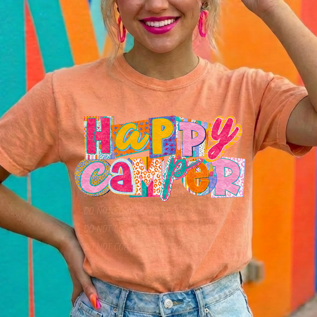 Happy Camper DTF Print