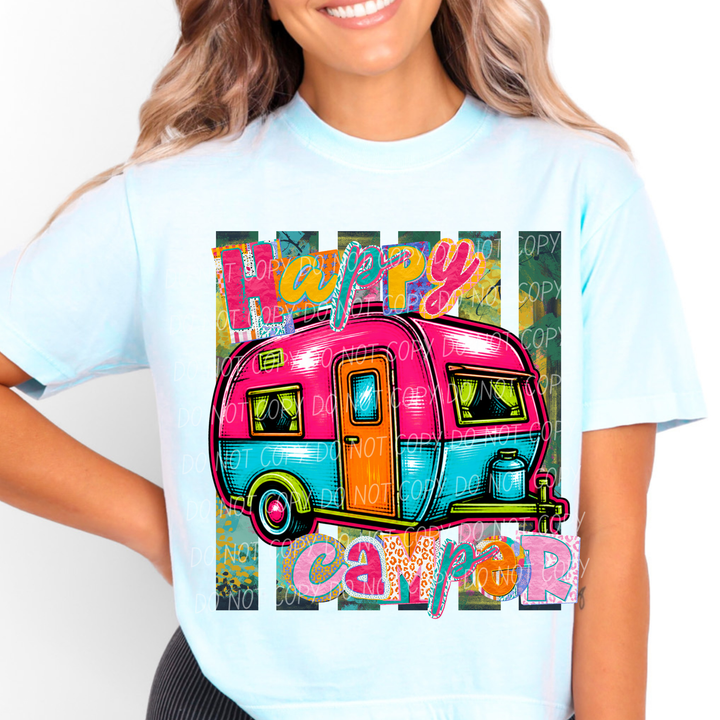Happy Camper DTF Print