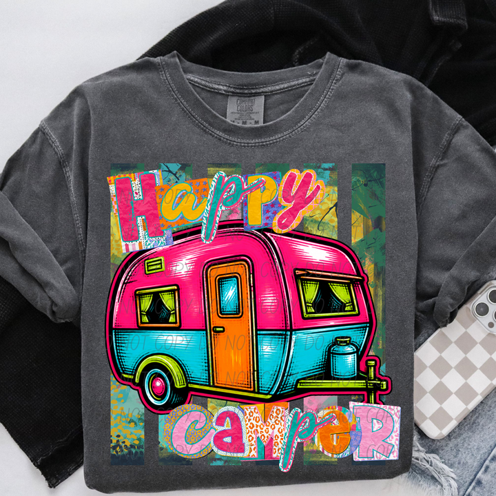 Happy Camper DTF Print