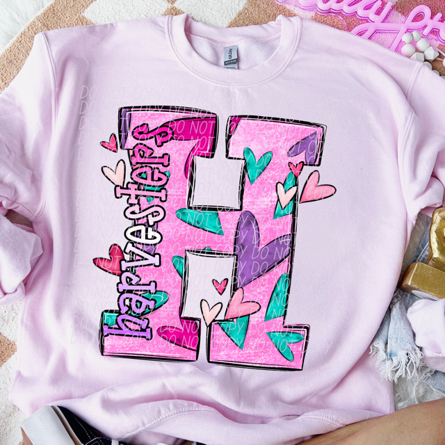 Valentine's Day Mascots DTF Print