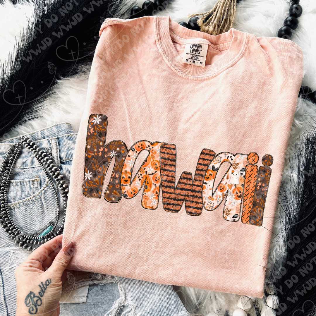 State Pumpkin Alpha DTF Print