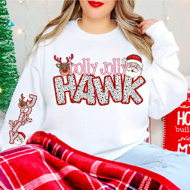 Holly Jolly Mascots DTF Print