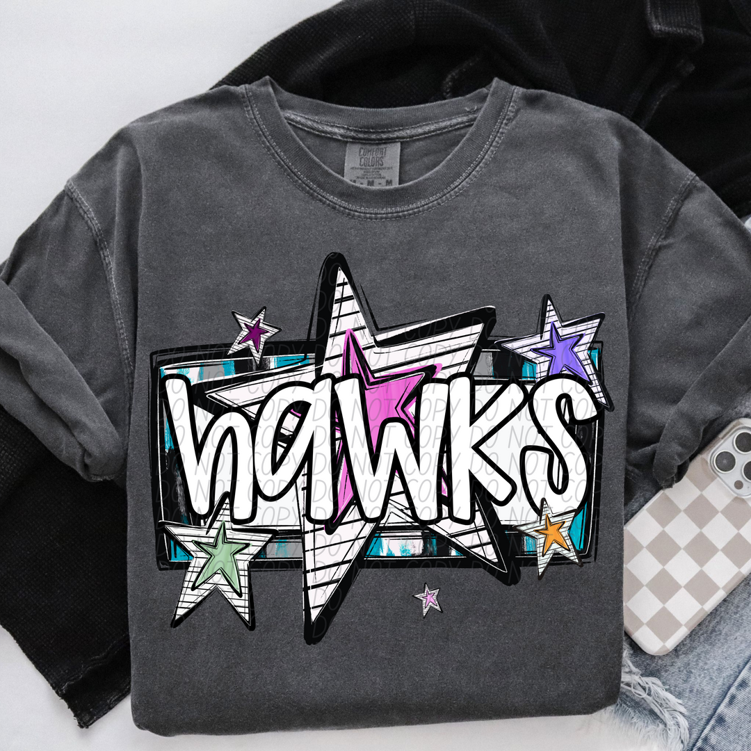 Bright Stars Mascots Youth DTF Print