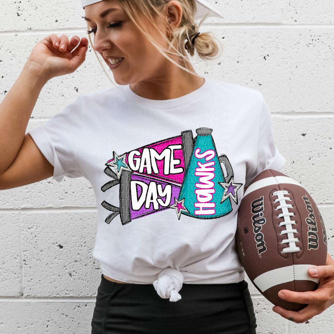 Bright Game Day Mascots DTF Print