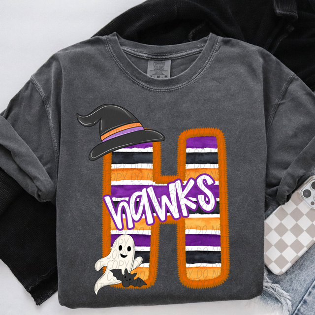 Halloween Striped Mascots DTF Print
