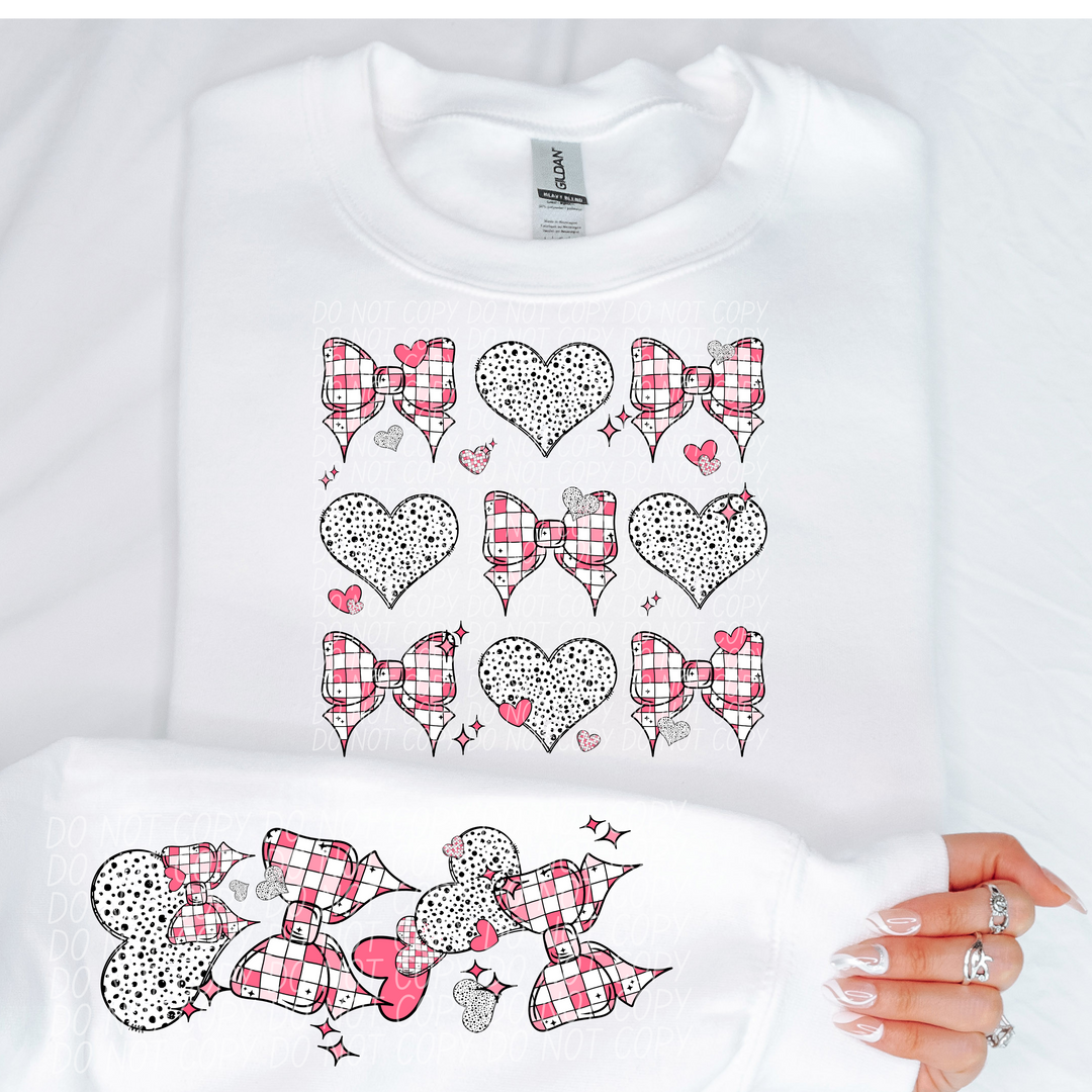 Heart and Bow DTF Print