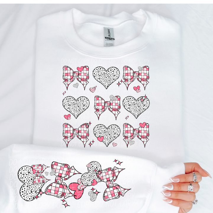 Heart and Bow DTF Print