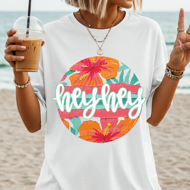 Tropical Mother's Day Titles DTF Print