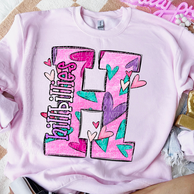 Valentine's Day Mascots DTF Print