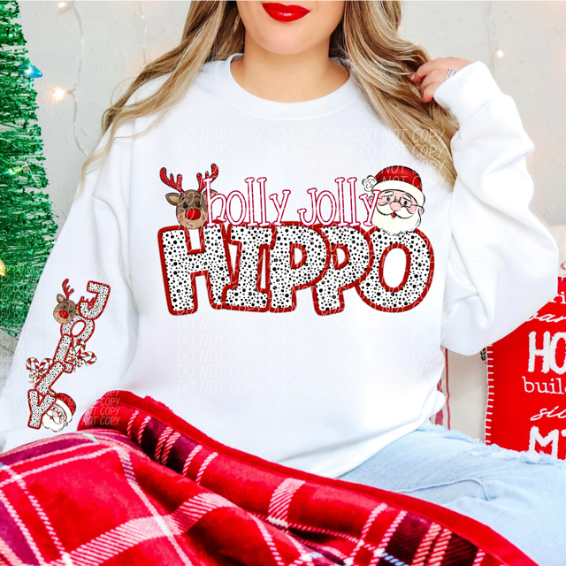 Holly Jolly Mascots DTF Print