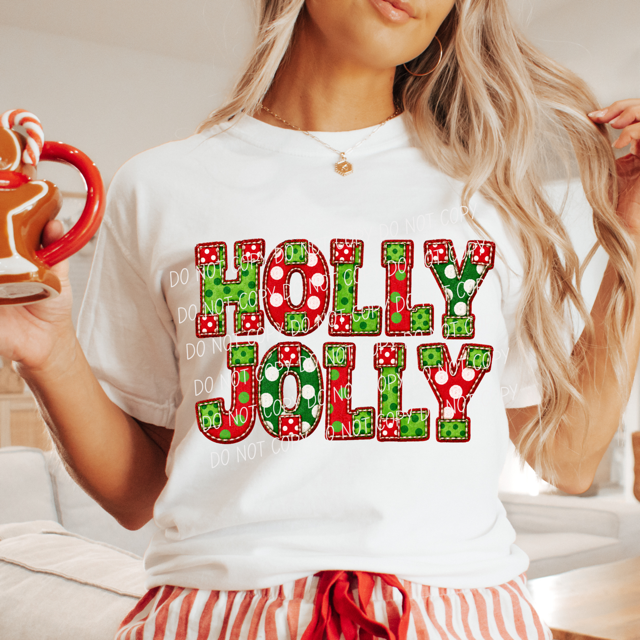 Holly Jolly DTF Print