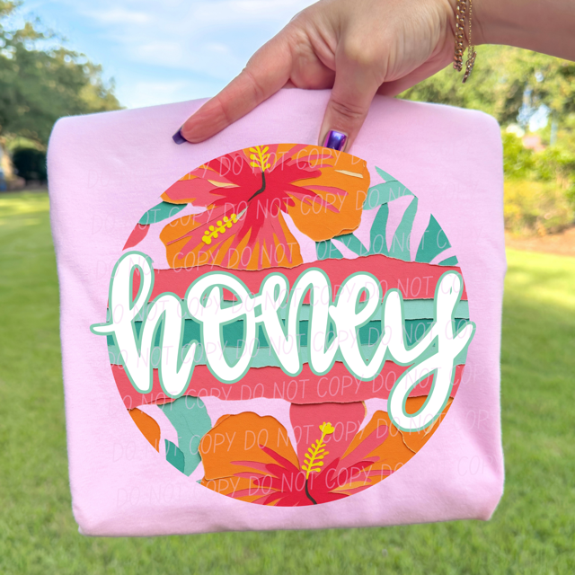 Tropical Mother's Day Titles DTF Print