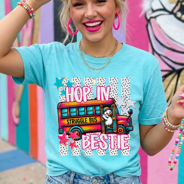 Hop in Bestie DTF Print