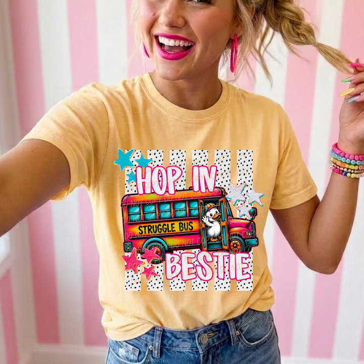 Hop in Bestie DTF Print
