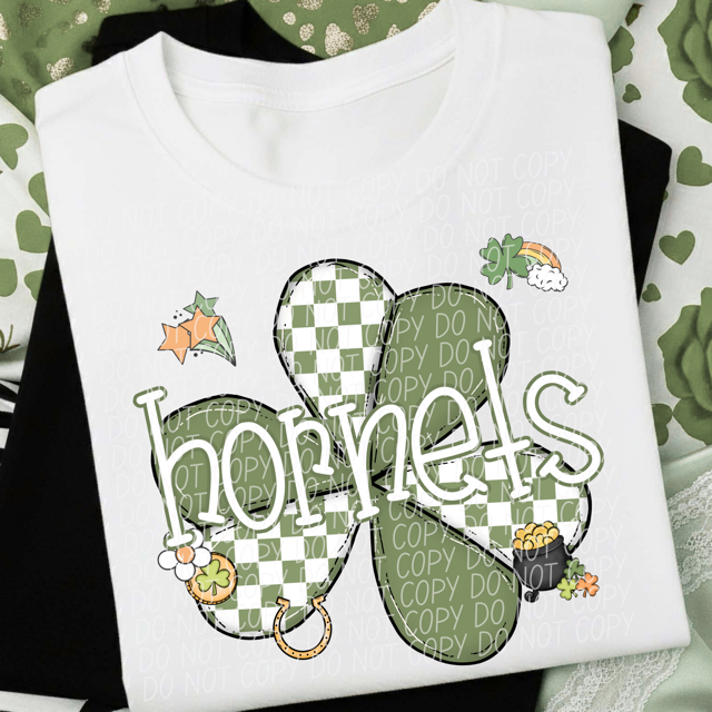 St Patrick Clover Mascots DTF Print