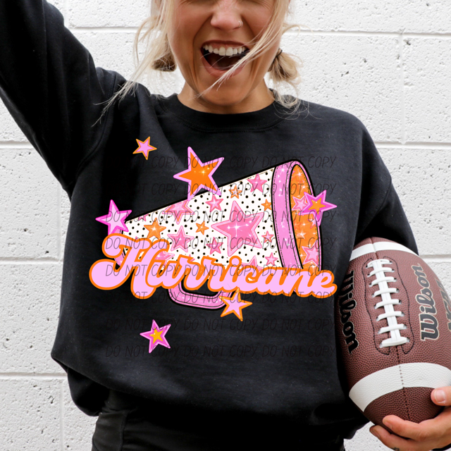 Pink Cheer DTF Print