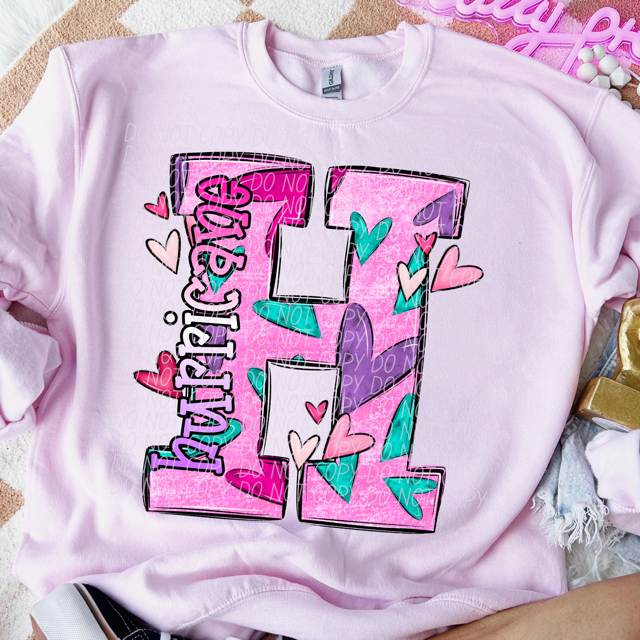 Valentine's Day Mascots DTF Print