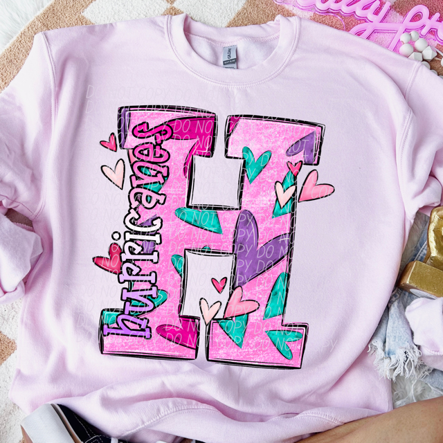 Valentine's Day Mascots DTF Print