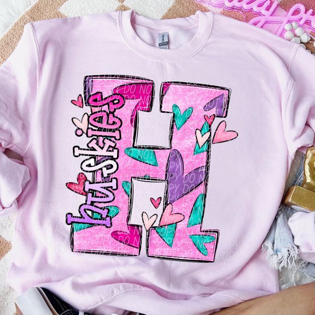 Valentine's Day Mascots DTF Print