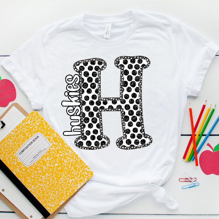 Polka Dot Mascots Youth DTF Print