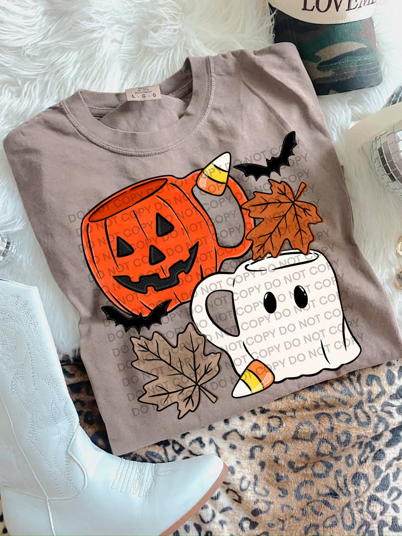 Halloween Mugs DTF Print