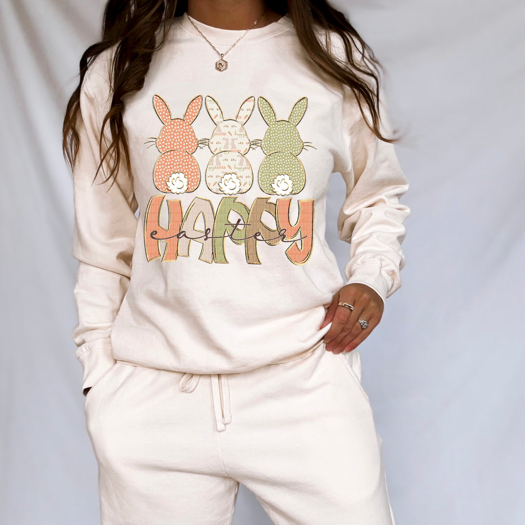 Happy Easter Bunnies DTF Print