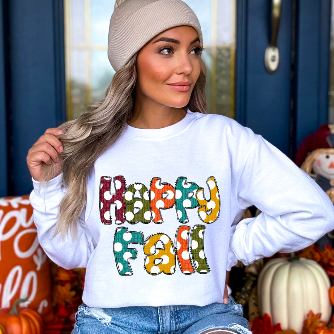 Happy Fall DTF Print