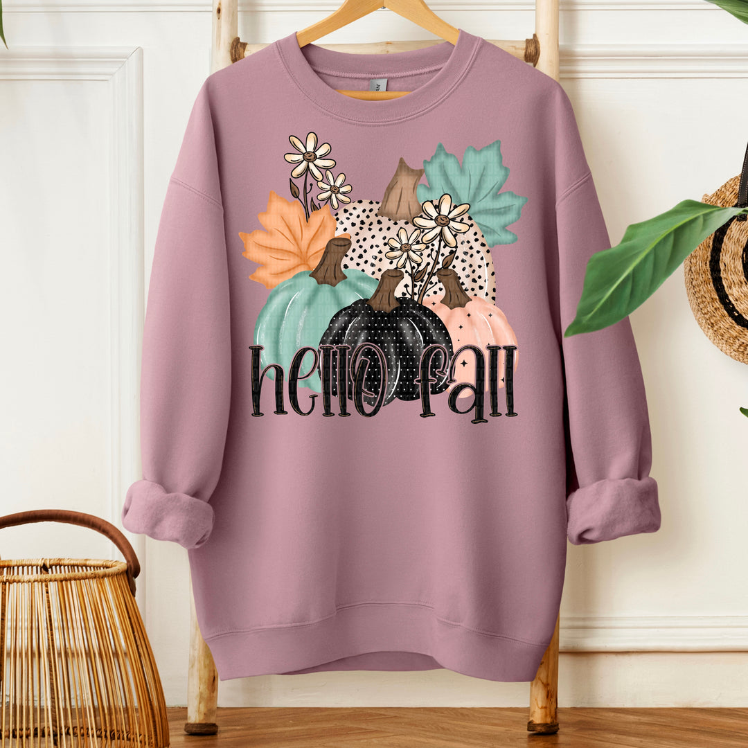 Hello Fall Pumpkins DTF Print