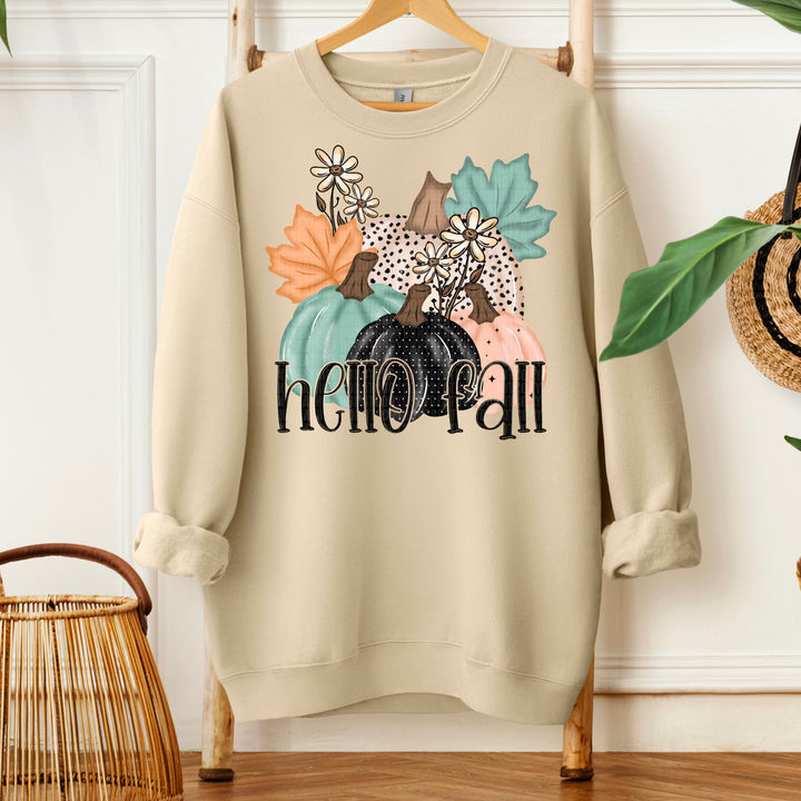Hello Fall Pumpkins DTF Print