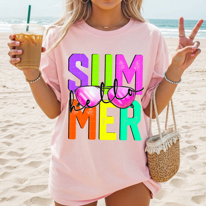 Hello Summer DTF Print