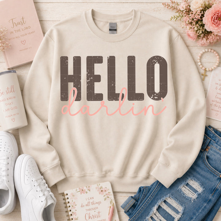 Hello Darlin DTF Print
