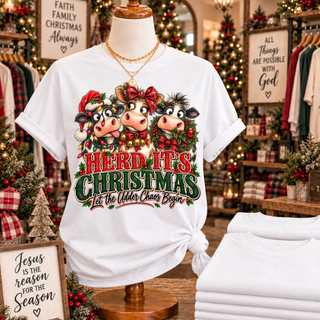 Herd It’s Winter DTF Print