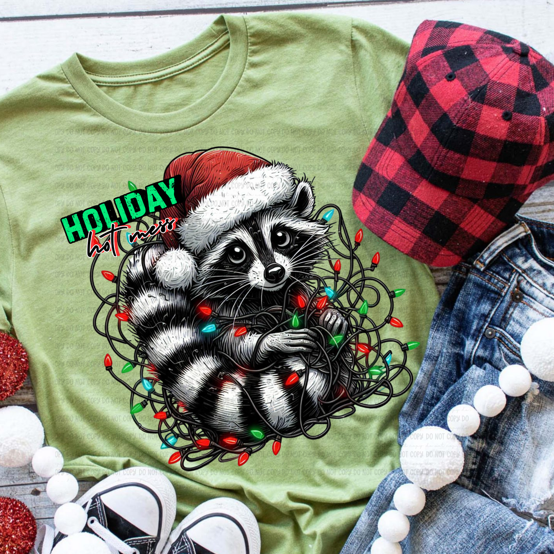 Holiday Hot Mess DTF Print