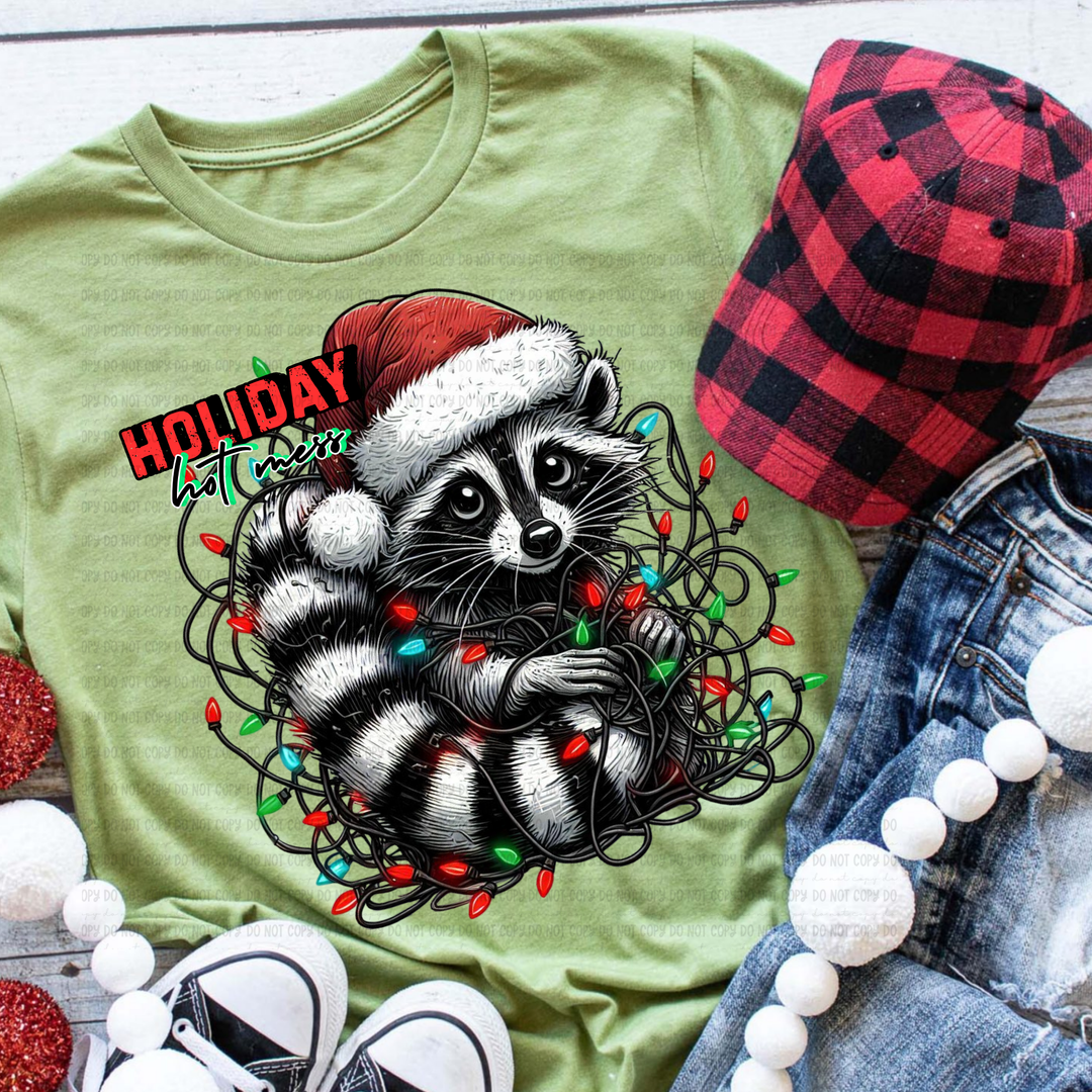 Holiday Hot Mess DTF Print