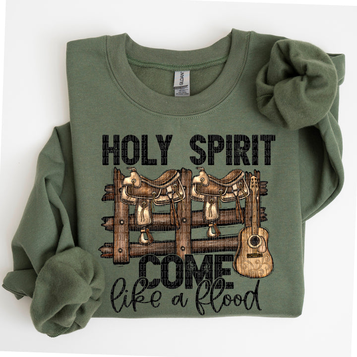 Holy Spirit Come Like a Flood DTF Print