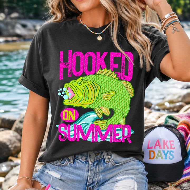 Hooked On Summer DTF Print