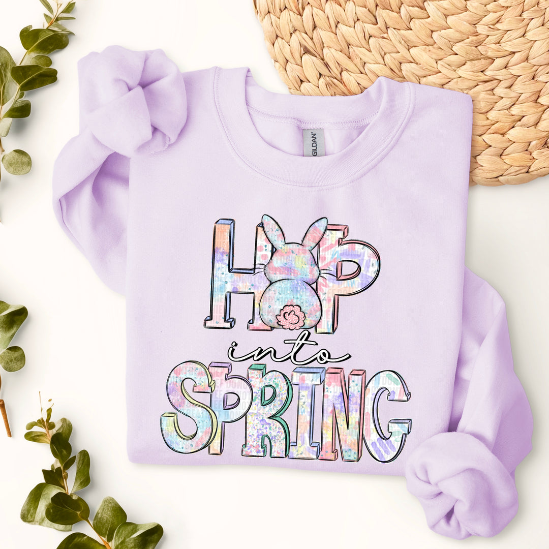 Hop Into Spring DTF Print