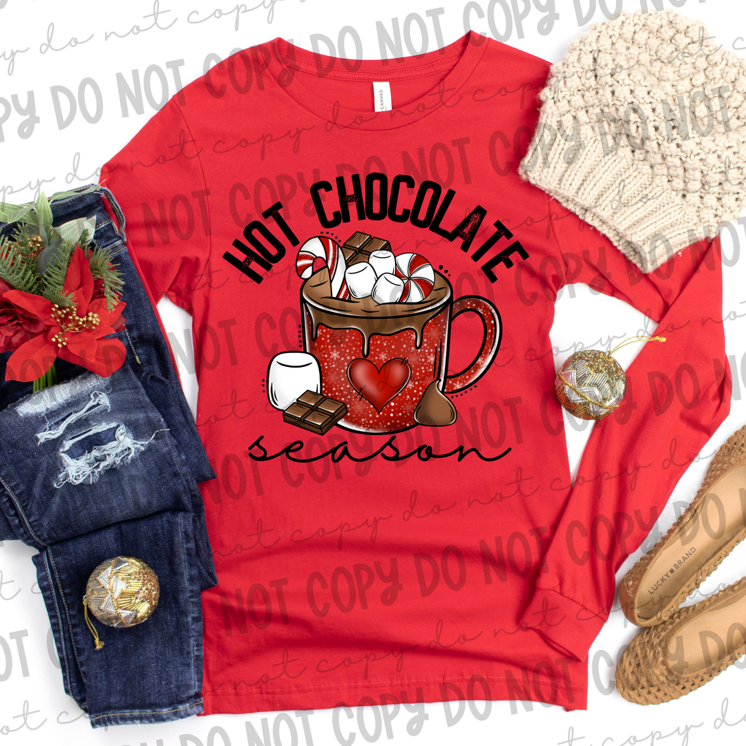 Hot Chocolate Season DTF Print