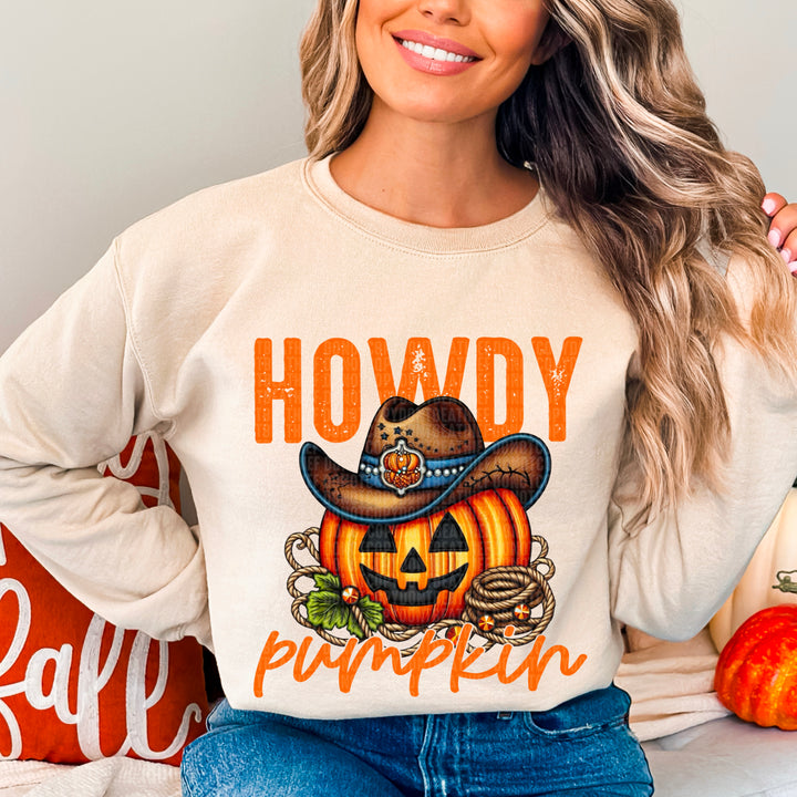 Howdy Pumpkin DTF Print