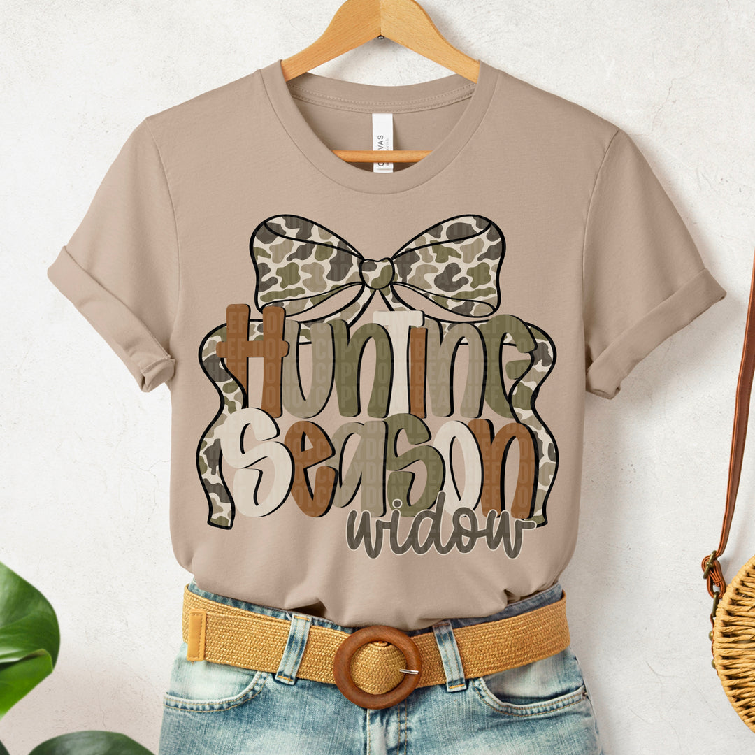 Hunting Season Widow DTF Print