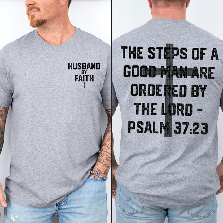 Psalm 37:23 Fathers Day Collection BACK DTF Print
