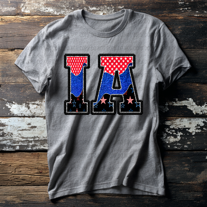 Patriotic States DTF Print