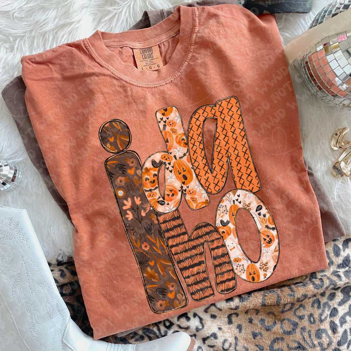 State Pumpkin Alpha DTF Print