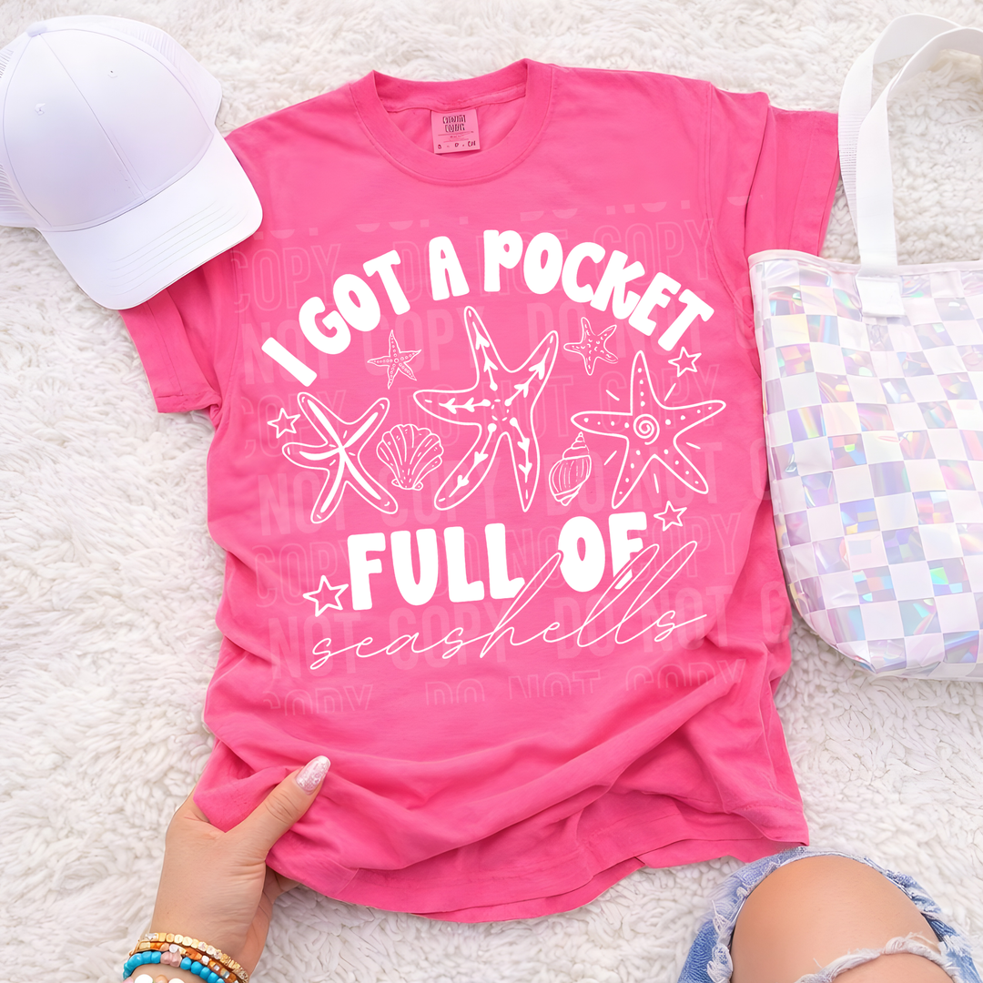 I Got A Pocket Full Of Seashells DTF Print