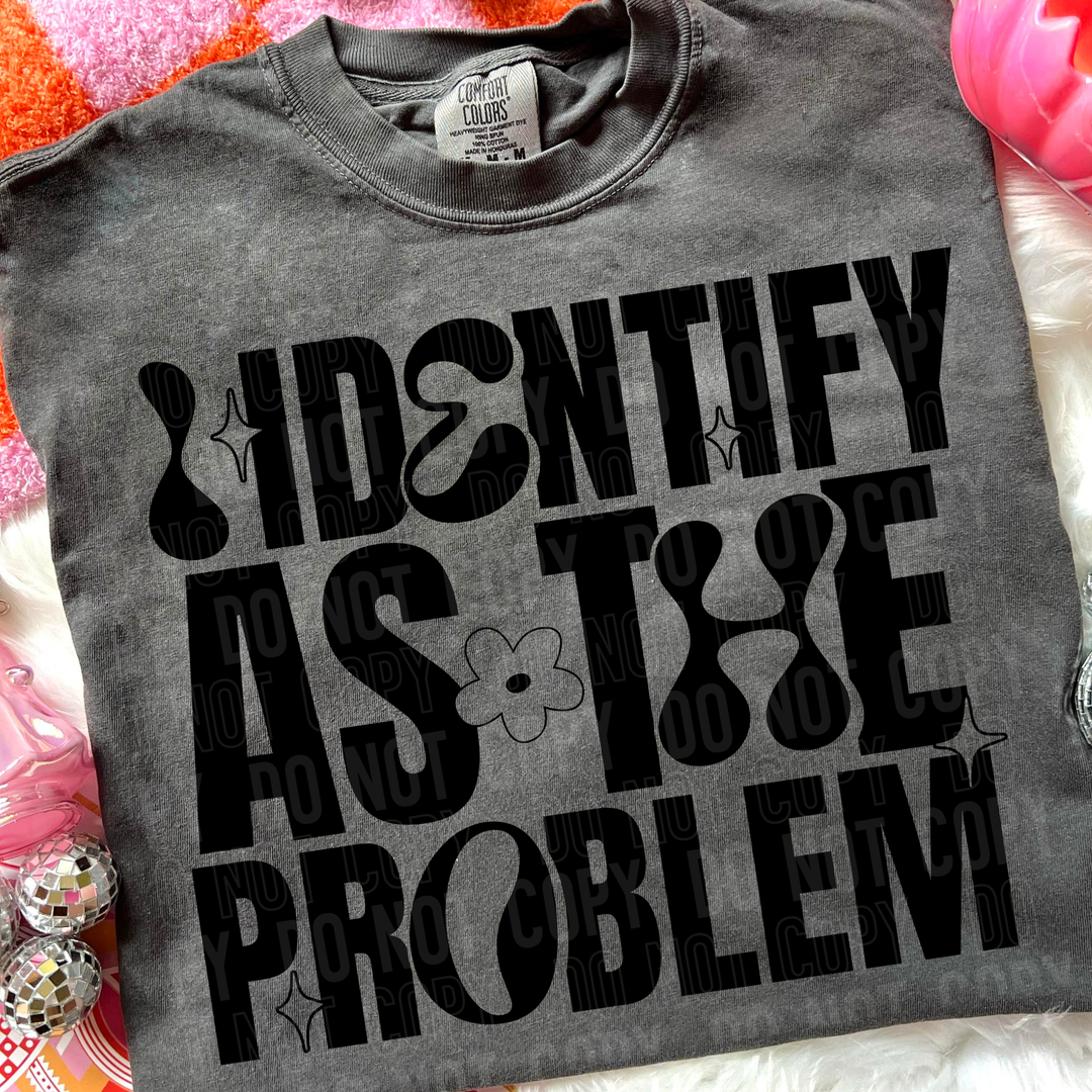 I Identify As The Problem DTF Print