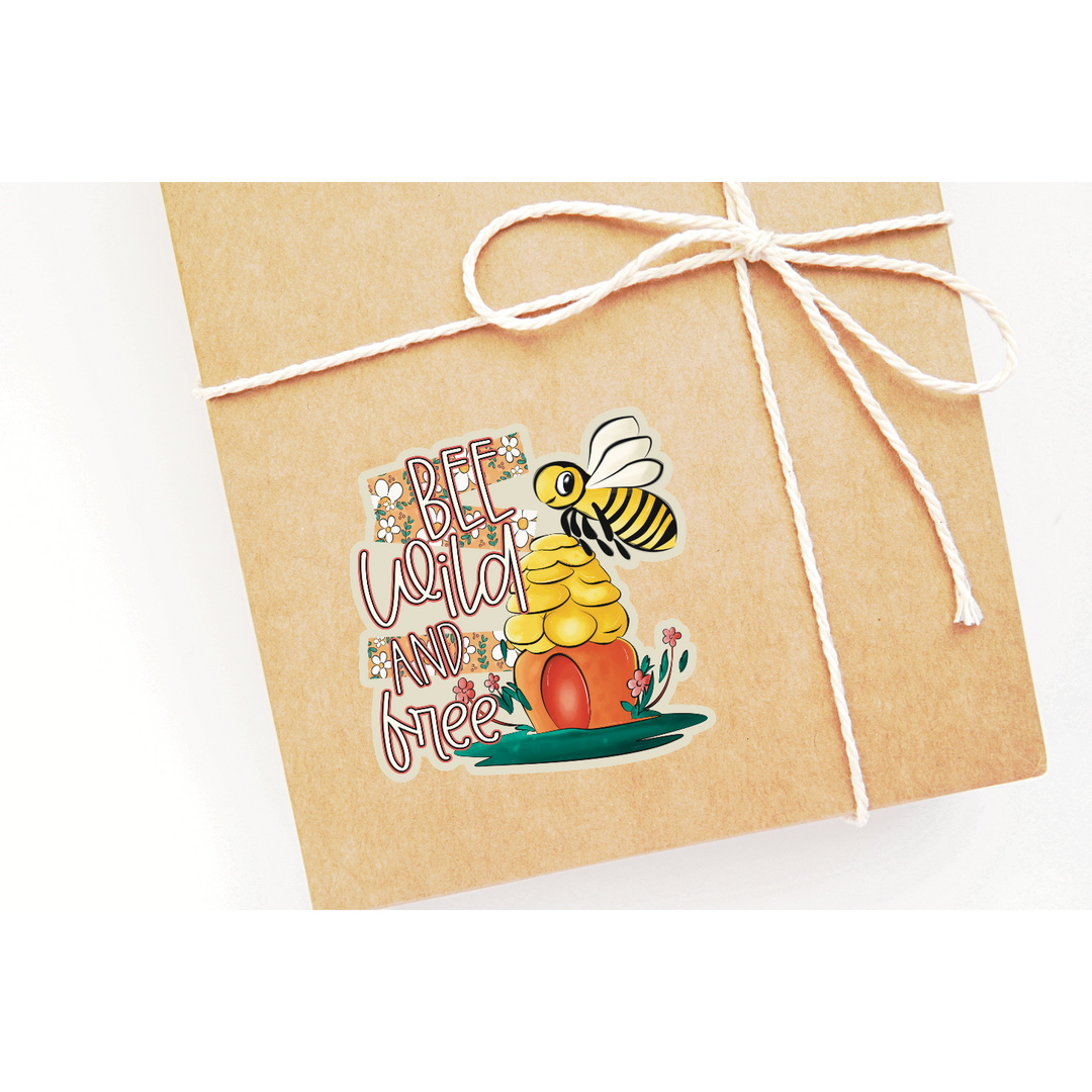 Bee Wild and Free Sticker Sheet