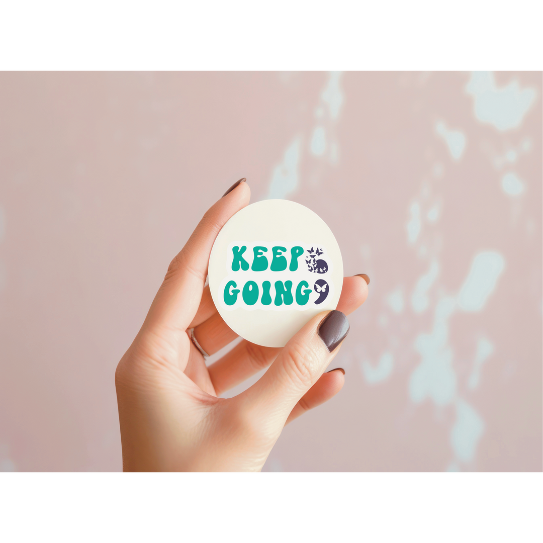 Keep Going Mental Health Sticker Sheet