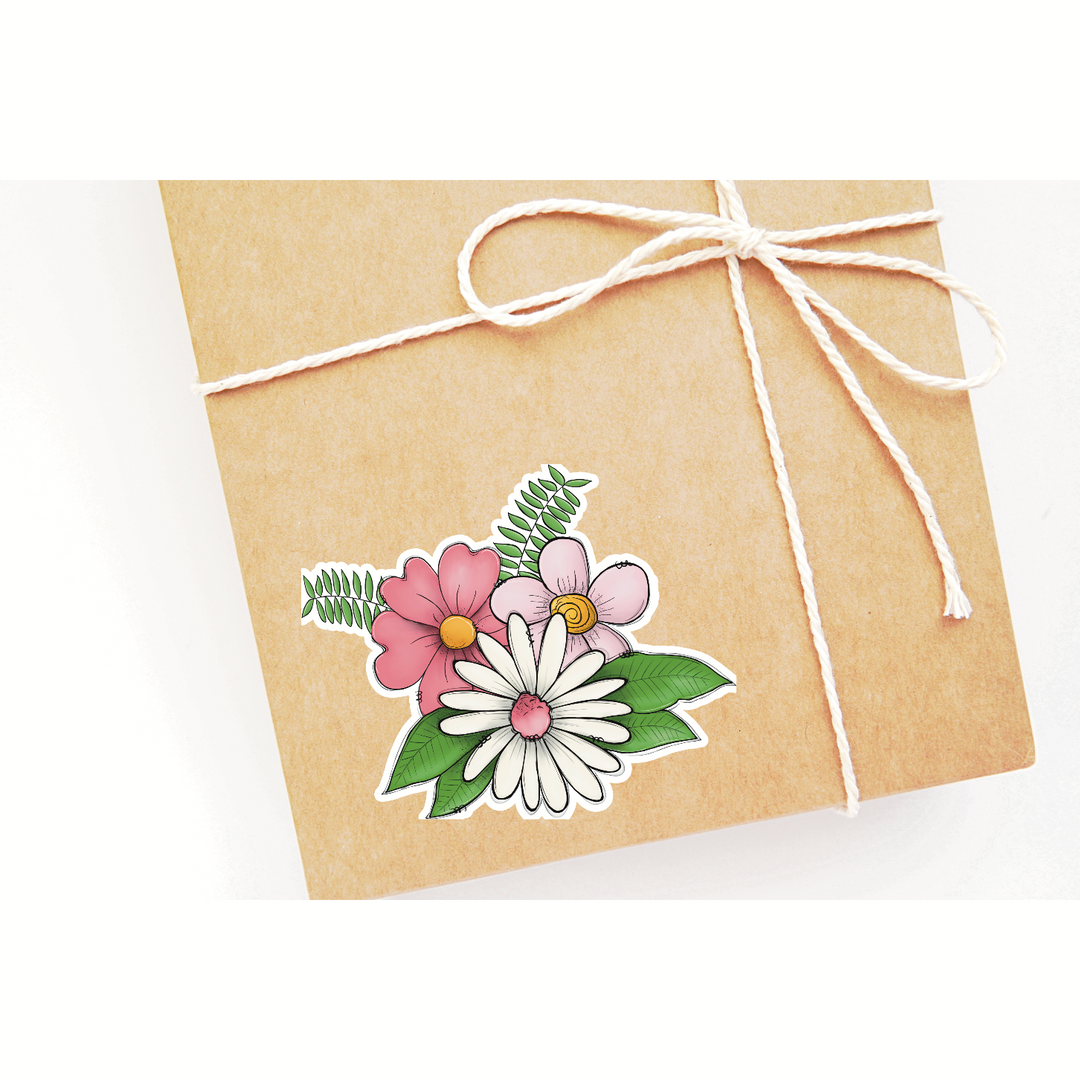 Mothers Day Floral 2 Die Cut Stickers