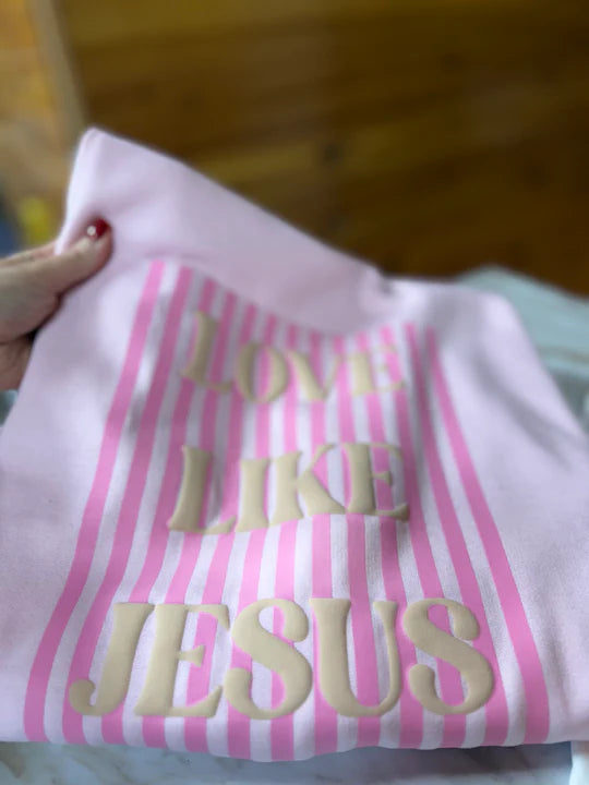 Love Like Jesus PUFF Screen Print