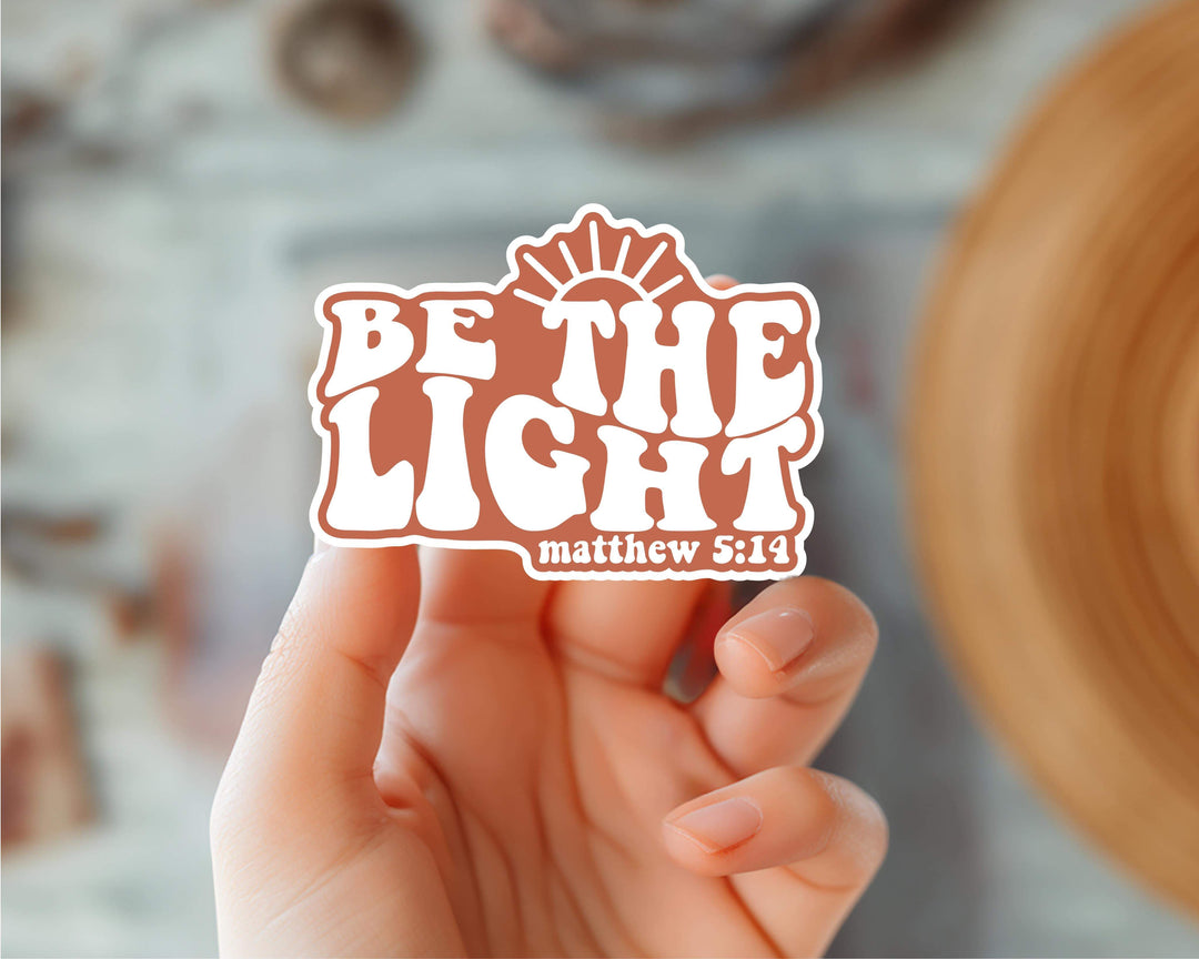 Be The Light Packaging Sticker Sheet